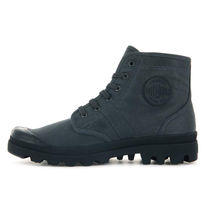 Palladium Pallabrousse Legion WAX Men's Boots Black | UK I536-ETD